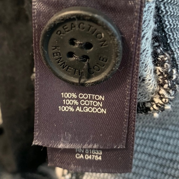 Kenneth Cole Reaction Gray Shawl Collar Cardigan - Picture 5 of 7